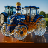 Klasyczna butelka whisky w kształcie traktora New Holland T7