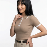 Koszulka polo Linea Contour z bawełny