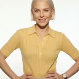 Amy Gładki Sweter Polo