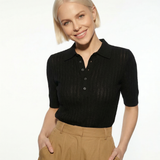 Amy Gładki Sweter Polo