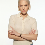 Amy Gładki Sweter Polo