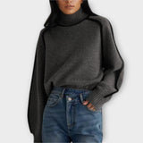 Emilie - Miękki i Elegancki Sweter z Wysokim Kołnierzem