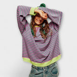 Mary - Sweter Oversize w Paski