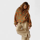 Daisy - Polarowy sweter Fioritura