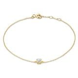 Dalynette | Bransoletka z Kamieniami Moissanite w Złocie 14k