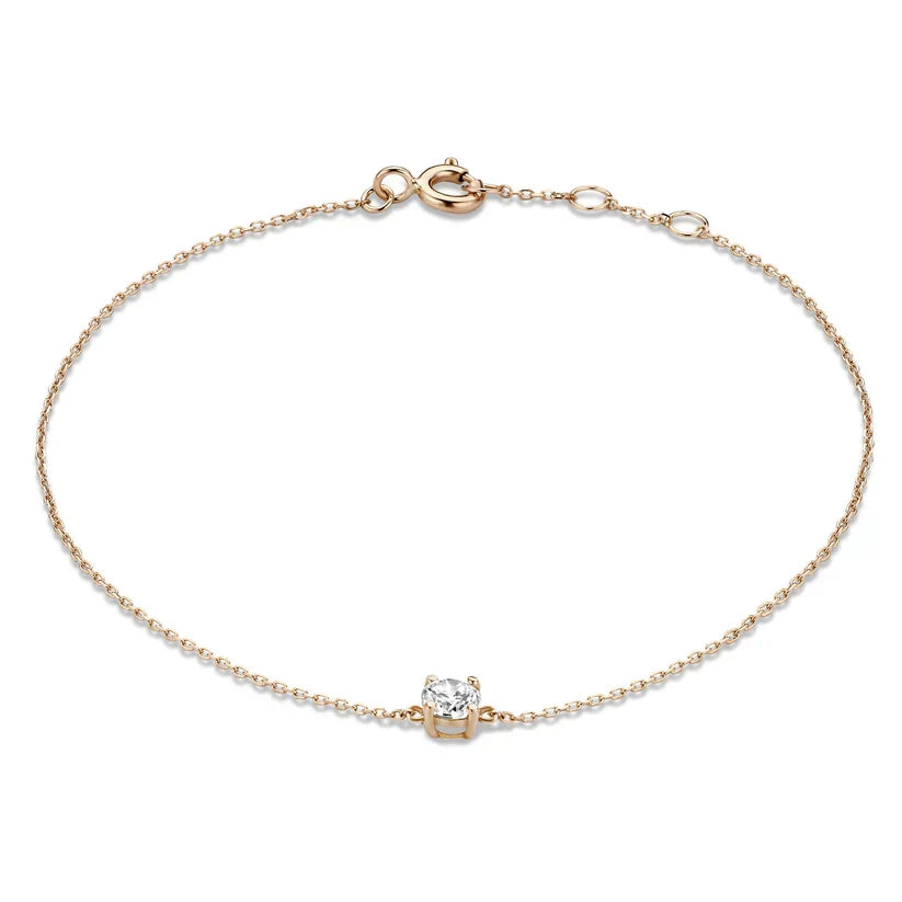 Dalynette | Bransoletka z Kamieniami Moissanite w Złocie 14k