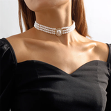 Tiriane – Elegancka naszyjnik z potrójnym akcentem