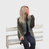 Nora - Sweter w stylu patchwork dla kobiet