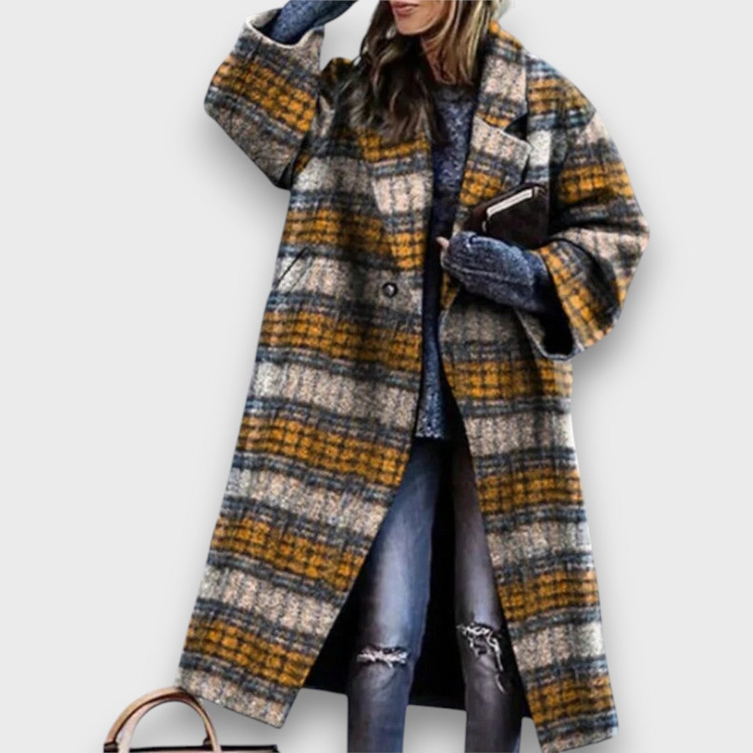 Fioren – Długi płaszcz w stylu oversize