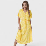 Madelina - Elegancka letnia sukienka w wielokolorowym wydaniu