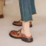 Velda | Eleganckie Buty Mary Jane z Sztucznej Skóry