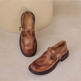 Velda | Eleganckie Buty Mary Jane z Sztucznej Skóry