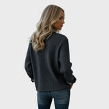 Mia | Sweter pleciony z denimu